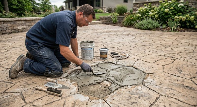 Decorative Concrete Repair in Littleton, CO